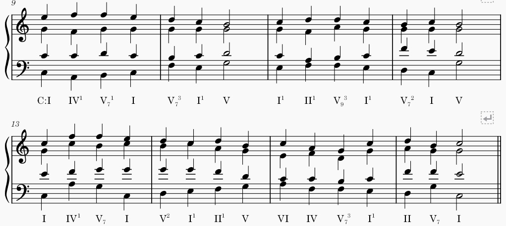 素人による和声の実施