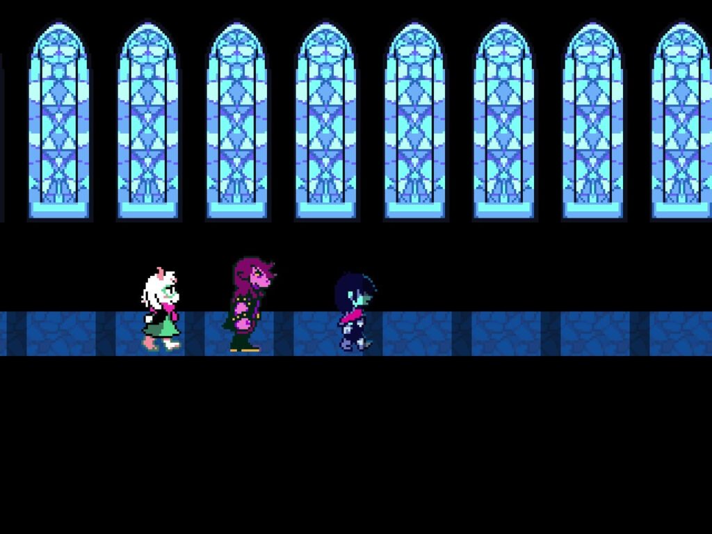 タマゴの部屋に通じるステンドグラス