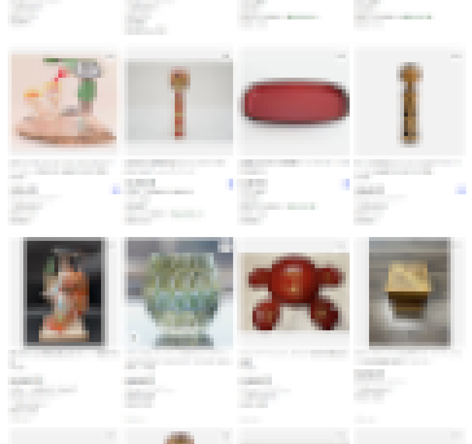 出品されている日本の工芸品